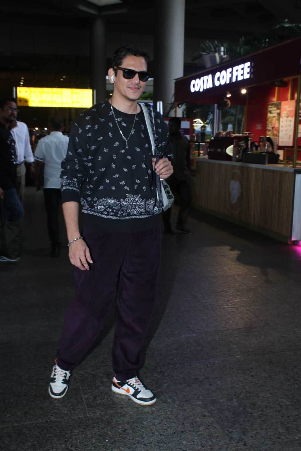 Vijay Varma returned to the bay. He was seen sporting a casual look at the airport